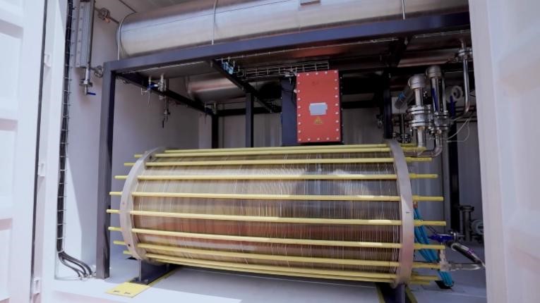 Electrolizador alcalino para producción de hidrógeno